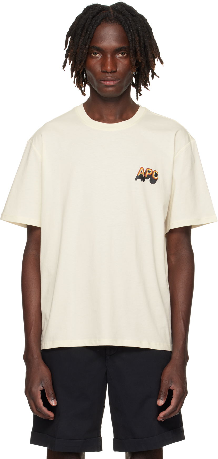 T-paita A.P.C. A.P.C. 70's H T-Shirt Beige | COHBM-H26535