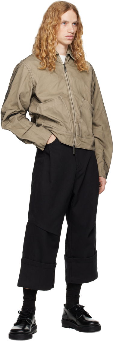 Housut ADER ERROR Trousers With Cuffed Hems Musta | BN01FWBT0102BK, 3