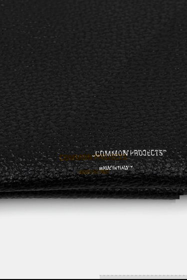 Lompakko Common Projects Pebbled Leather Small Flat Pouch Musta | 9187.7001, 2