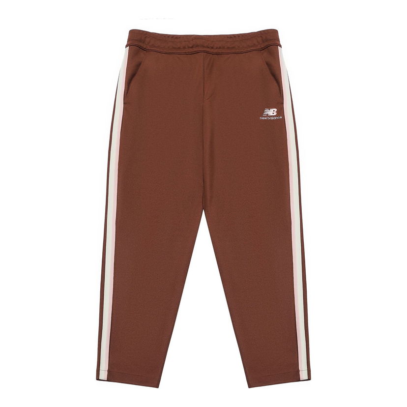Verryttelyhousut New Balance Athletics Logo Running Pants Ruskea | AMP23550-ROK