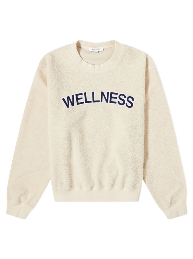 Huppari Sporty & Rich Wellness Sherpa Sweatshirt Beige | CR666CR