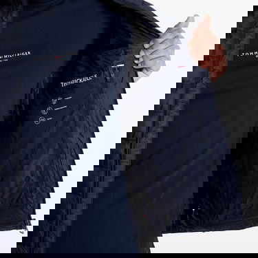 Puffer takki Tommy Hilfiger Tommy Hilfiger Core Packable Jacket Tummansininen | MW0MW39990 DW5, 3