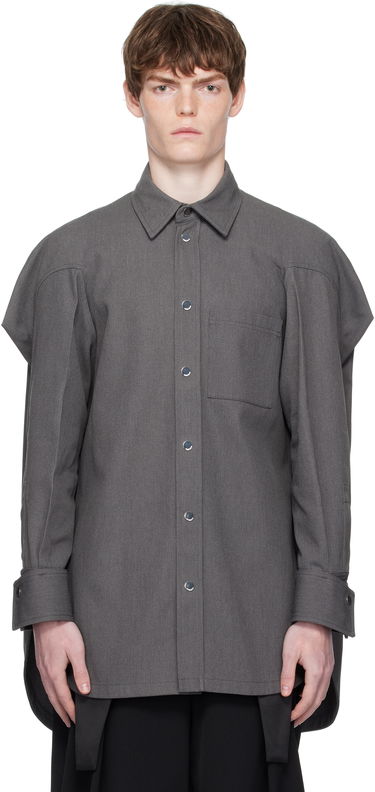 Paita Jean Paul Gaultier Jean Paul Gaultier Canvas Shirt Harmaa | 25/03-U-ST024-W008-04, 0
