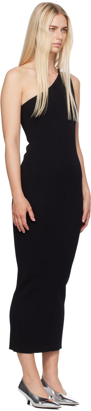 Mekko TOTEME Women's One-Shoulder Maxi Dress Musta | 233-6042-755, 1