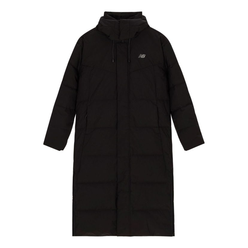 Parka New Balance Lifestyle Long Puffer Jacket Musta | NPD46141-BK