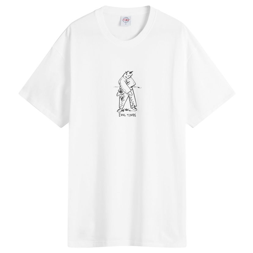 T-paita Polar Skate Co. Evol Times Graphic T-Shirt - White Valkoinen | PSC-W24-26