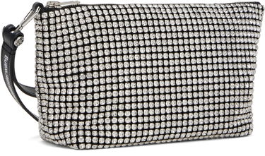 Käsilaukku Alexander Wang Alexander Wang Heiress Crystal-Embellished Wristlet Pouch Musta | 70424N13M, 1