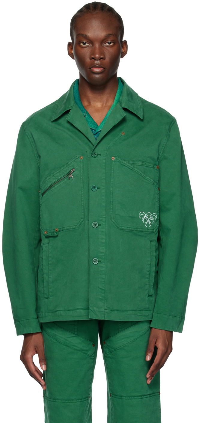 Tuulitakki Marine Serre Workwear Jacket Vihreä | J106SS23X
