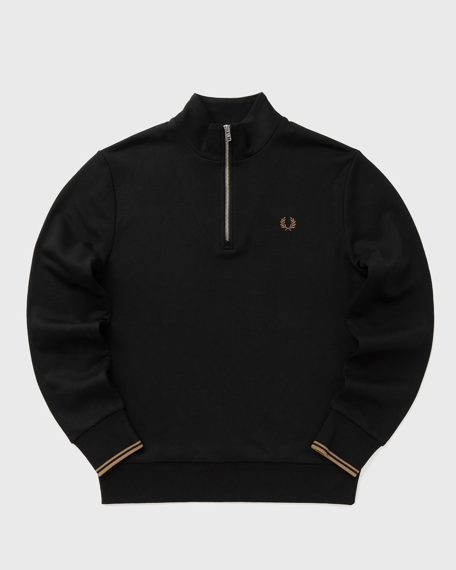 Huppari Fred Perry Half Zip Sweatshirt Musta | M3574-S77, 1
