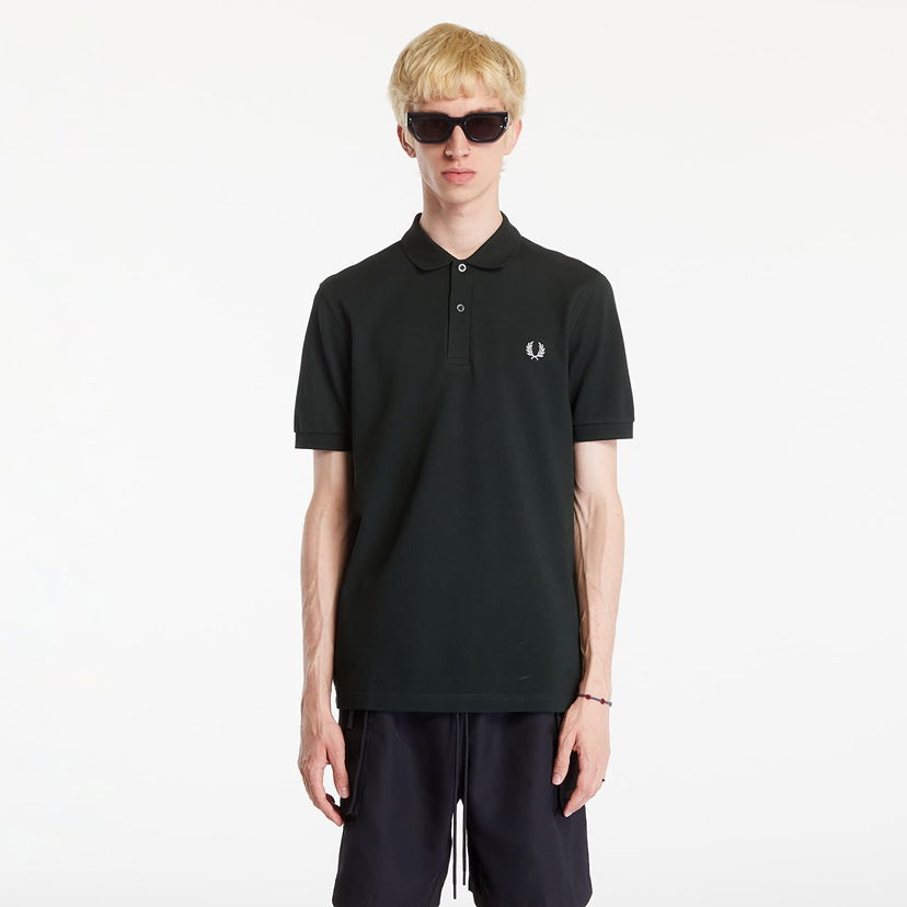 Poolopaita Fred Perry The Polo Short Sleeve Tee Night Green/ Snow White Musta | M6000 T50