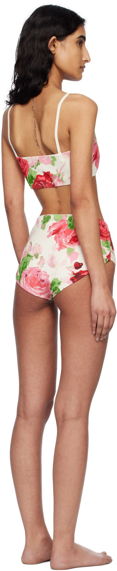 Uimapuvut Blumarine Blumarine Peony-Print Bikini Monivärinen | P522M539A, 2