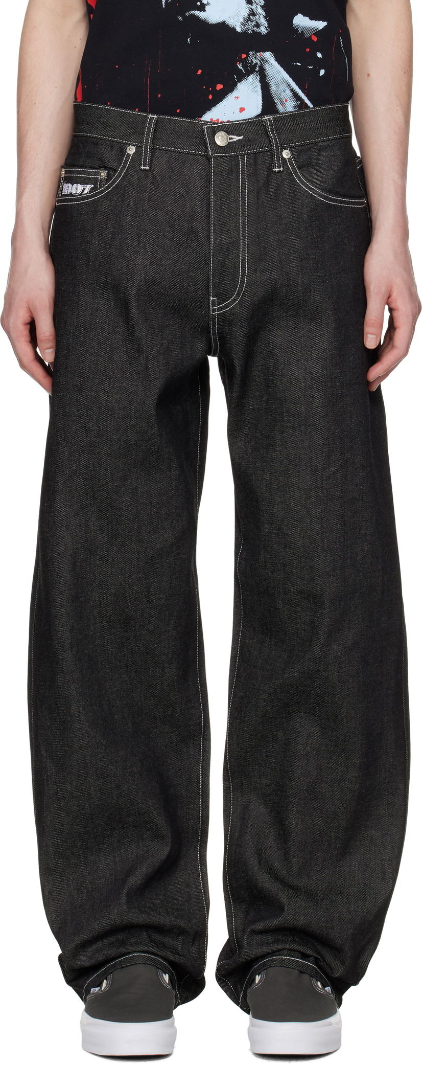 Jeans Awake NY Awake NY Five Pocket 100 Jeans Musta | AWK-SP25-PA002
