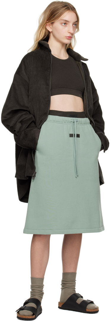 Hame Fear of God ESSENTIALS Drawstring Midi Skirt Vihreä | 160BT225031FW, 3