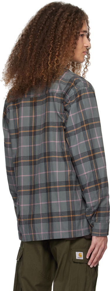 Paita Carhartt WIP Plaid Long Sleeve Button-Up Shirt Vihreä | I032903, 2