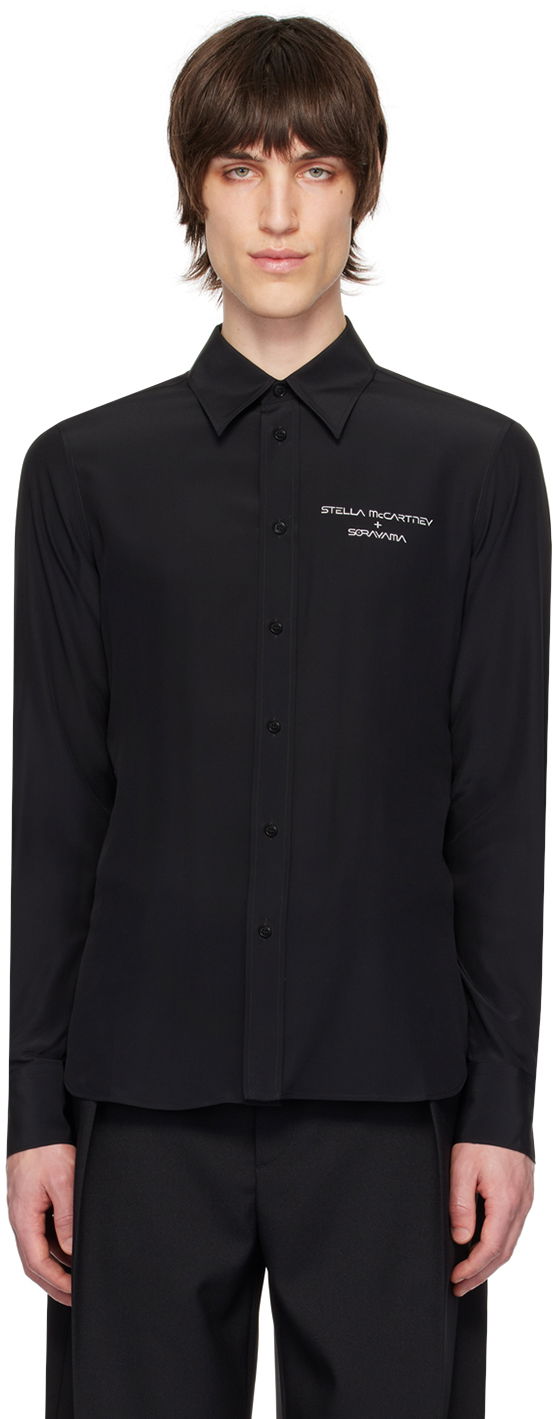 Paita Stella McCartney Stella McCartney Robot Shirt Musta | 6201053DS210