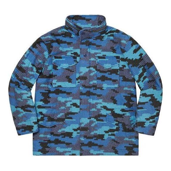 Parka Supreme Logo Camo M-65 Jacket Sininen | SUP-SS21-521