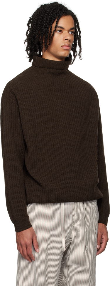 Villapaita LEMAIRE Lemaire Felted Turtleneck Sweater Ruskea | TO1264 LK1027, 1