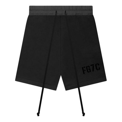 Shortsit Fear of God Fear of God FG7C Sweatshorts Musta | FG40-028FLC-001