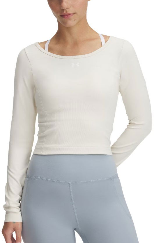Crop top Under Armour Under Armour Vanish Seamless Long Sleeve T-Shirt Beige | 1379150-279