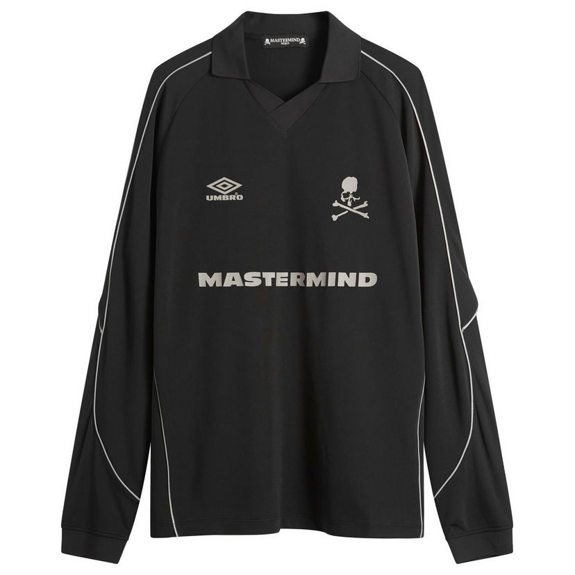 Jersey Mastermind WORLD MASTERMIND WORLD x Umbro Long Sleeve Game Shirt, Size Large Musta | MW25C14-TS228-1