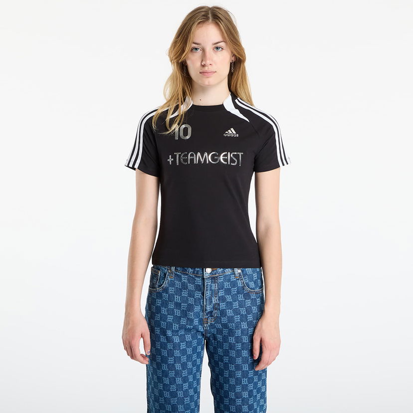 T-paita adidas Originals Adilenium Season 4 Teamgeist Slim T-Shirt Musta | KE9812