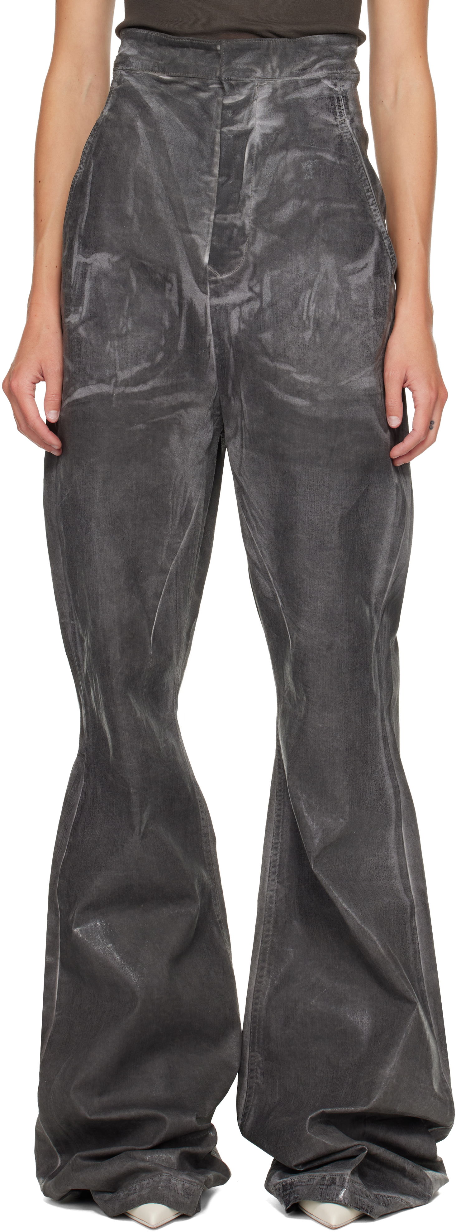Jeans Rick Owens Rick Owens DRKSHDW Concordians Dirt Bolan Jeans Harmaa | DS02E7312 SCF, 0