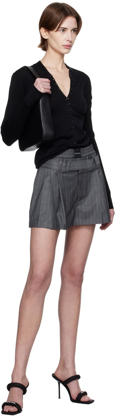 Villapaita Alexander Wang Alexander Wang Long-Sleeve Button Cardigan Musta | 1KC1253017, 4