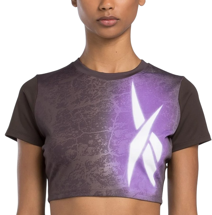 Crop top Reebok Lux Bold Cropped T-Shirt Violetti | 100205572