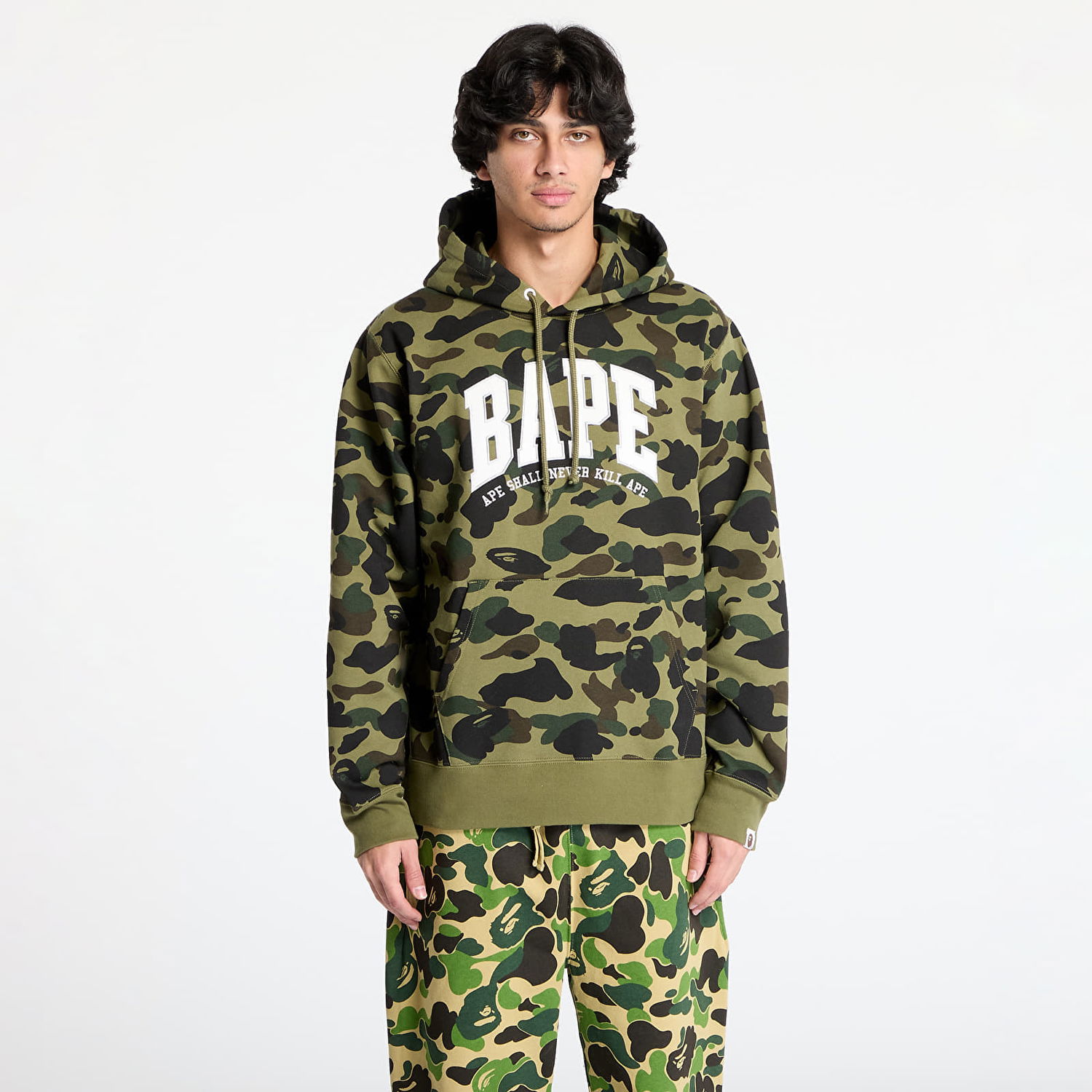 Huppari BAPE Camo Pullover Hoodie Vihreä | 001PPK801008M GRN, 0