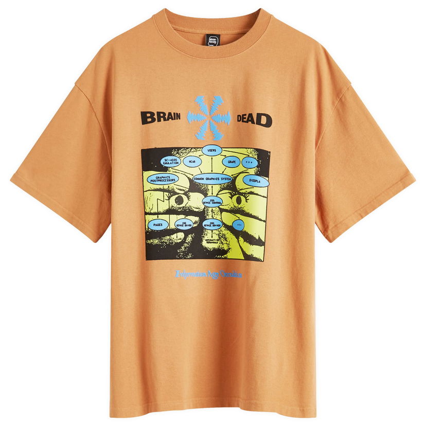 T-paita Brain Dead Information Age Occultism T-Shirt, Size Large, by Brain Dead Oranssi | BDP25TO00044-CUN