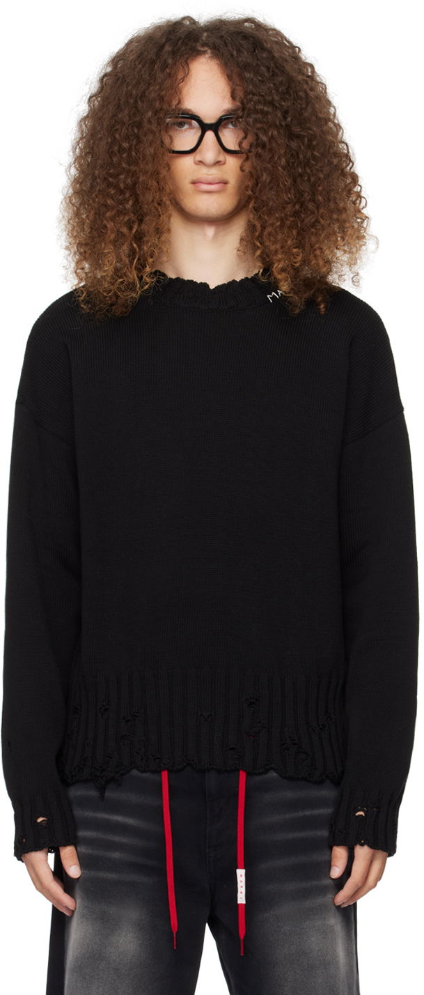 Villapaita Marni Twisted Sweater Musta | GCMG0210A0 UFC652