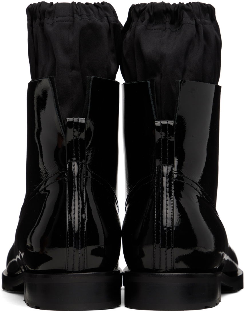Vaatteet We11done We11done Enamel Boots Musta | WD-AO3-22-435-M-BK, 1