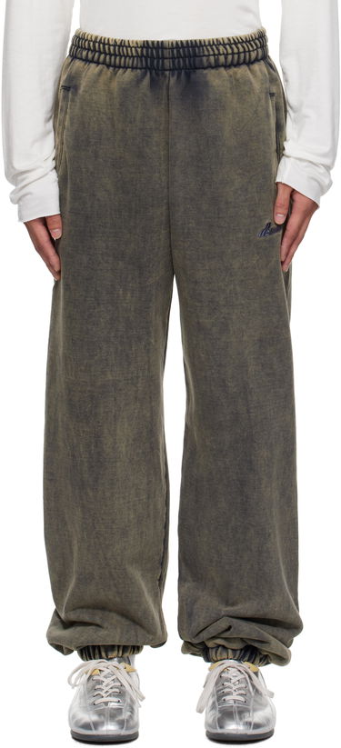 Verryttelyhousut We11done We11done Teddy ID Jogger Sweatpants Vihreä | WD-TA2-25-708-U-CH, 0