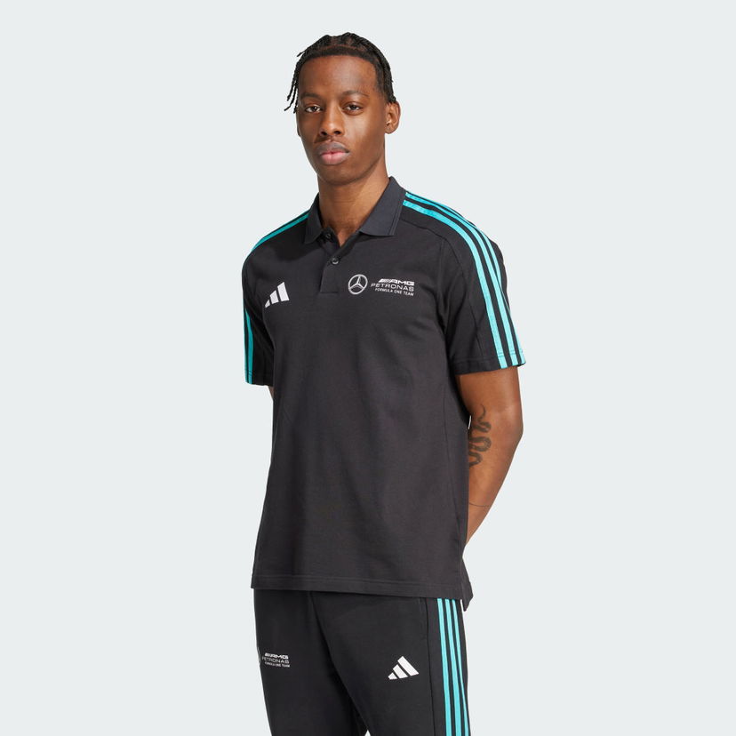 Poolopaita adidas Performance Mercedes - AMG Petronas Formula One Team DNA Polo Shirt Musta | JV5430