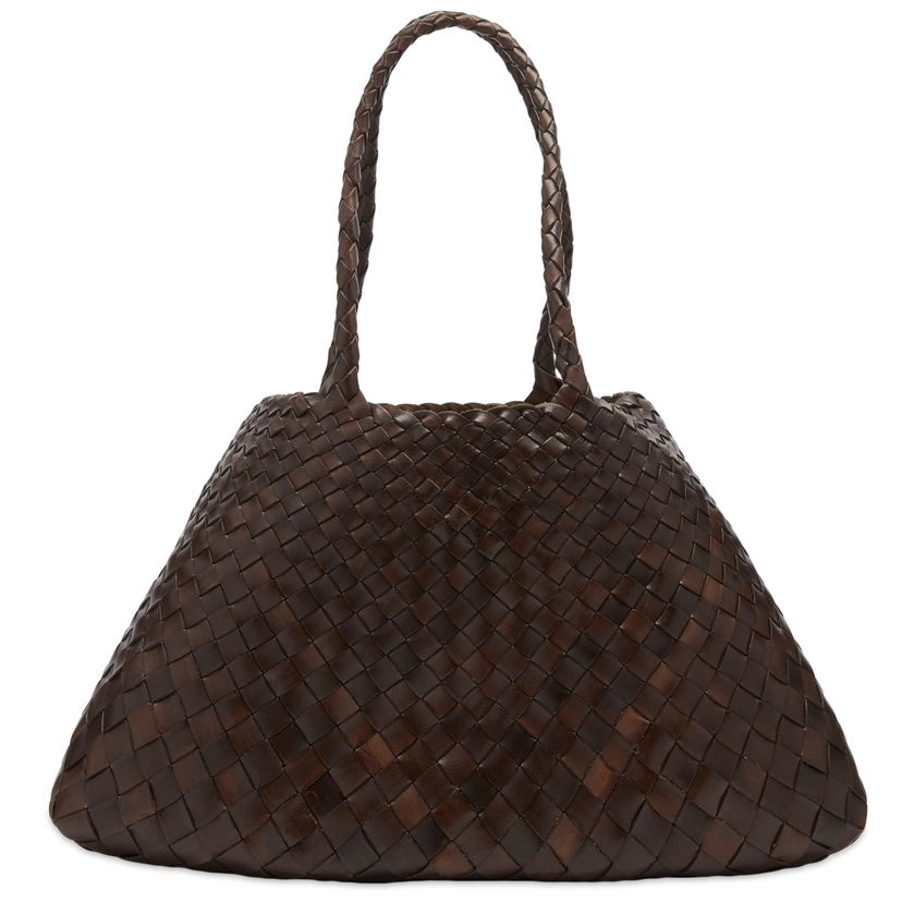Käsilaukku Dragon Diffusion Santa Croce Large Bag Ruskea | 8892-DARKBROWN