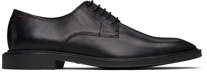 Tennarit ja kengät BOSS Rubber-Sole Leather Derbys Musta | 50529049