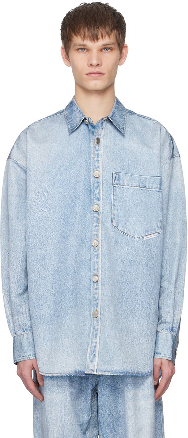 Paita Alexander Wang Printed Shirt Sininen | UWC1241675