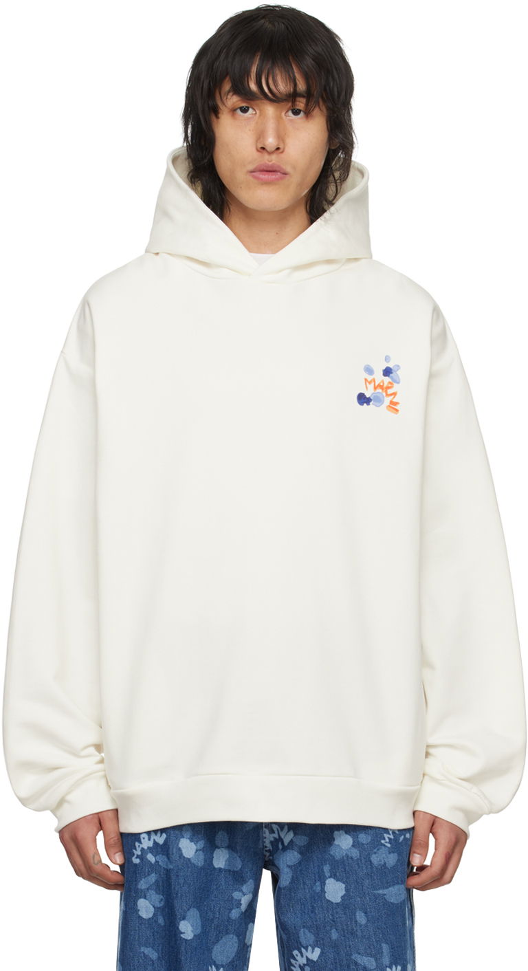 Huppari Marni Dripping Hoodie Valkoinen | FUMU0067PL USCW17