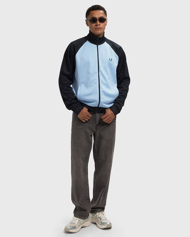 Verryttelypuku Fred Perry Contrast Sleeve Track Jacket Sininen | J1326-Z94, 2