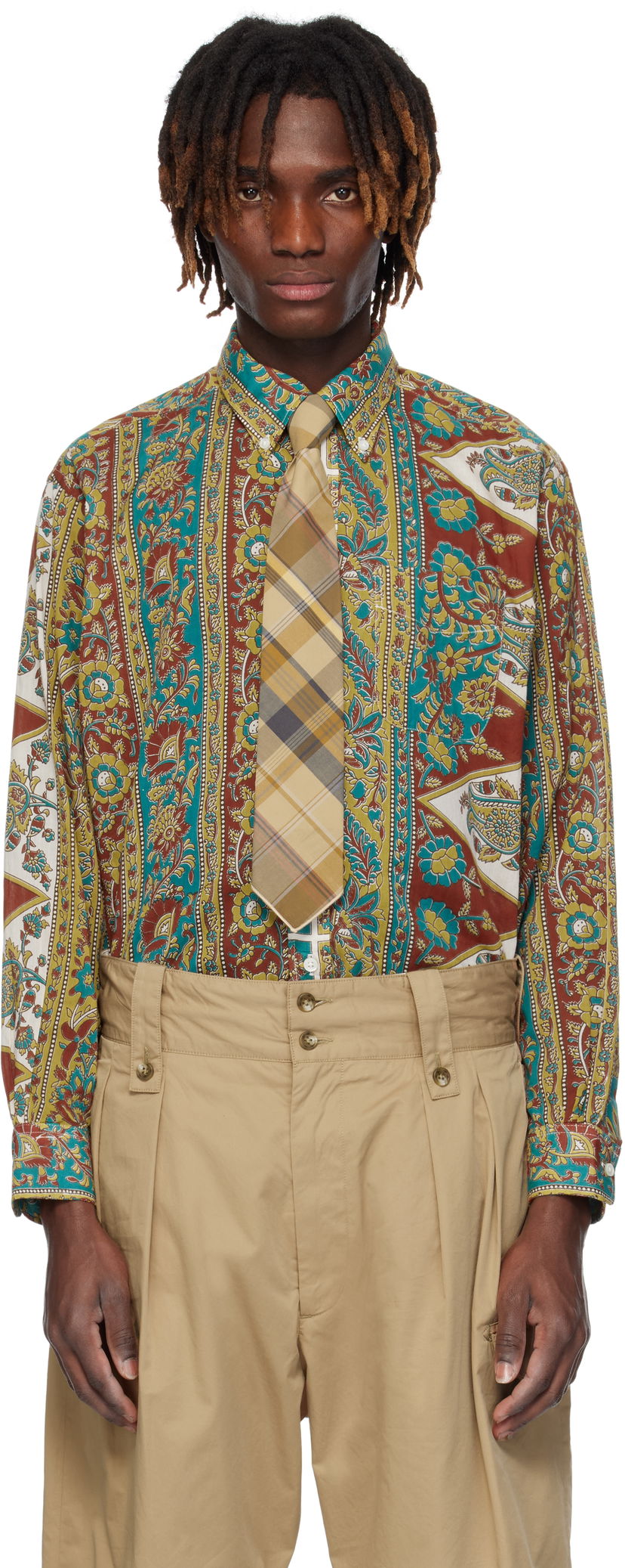 Paita Engineered Garments Engineered Garments 19 Century Button-Down Shirt Monivärinen | 25S1A001