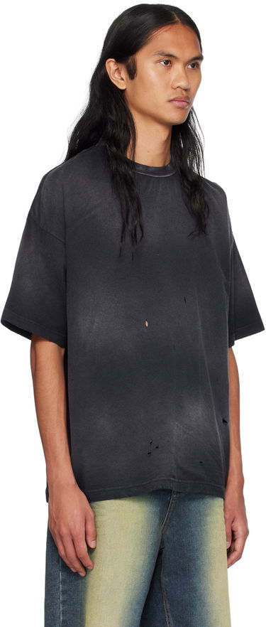 T-paita We11done Distressed T-Shirt Musta | WD-TT2-24-742-U-BK, 1