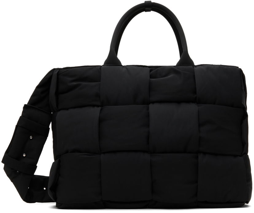 Kangaskassi Bottega Veneta Large Padded Tote Bag Musta | 765066 V30V2