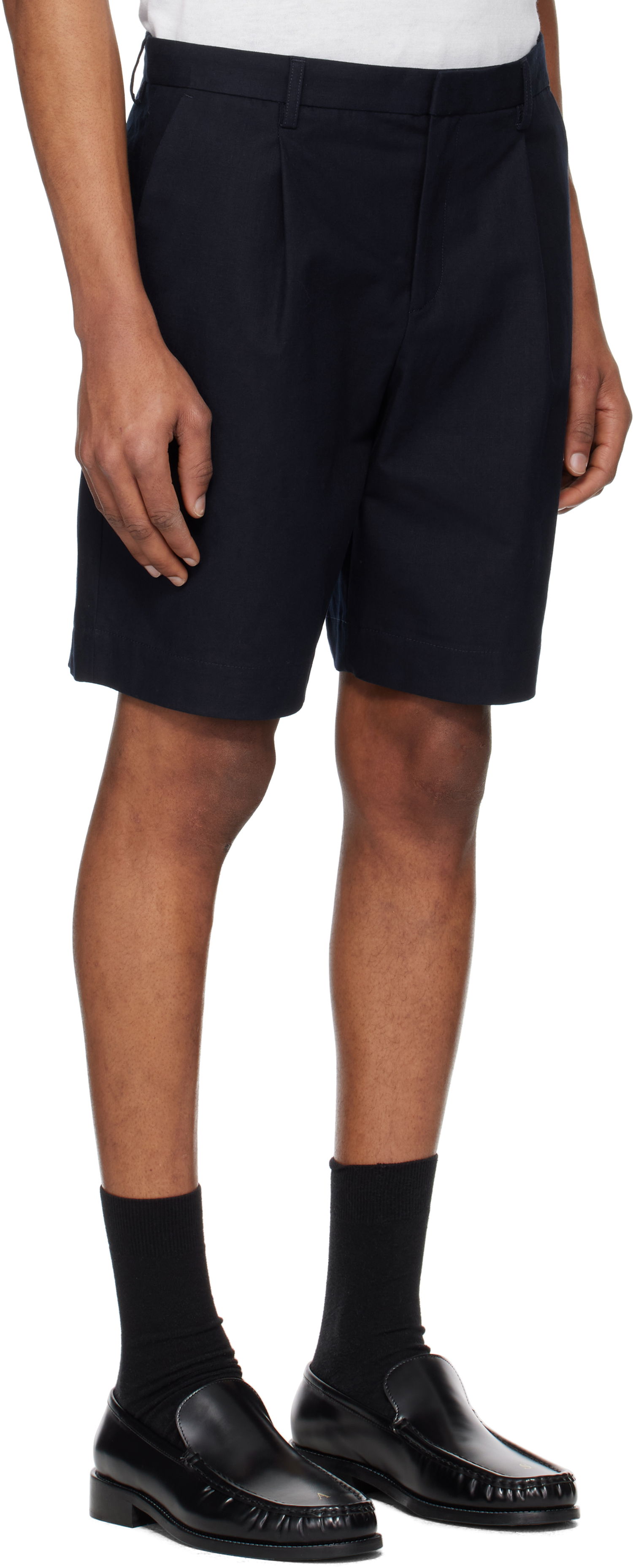 Shortsit A.P.C. A.P.C. Crew Shorts Tummansininen | COHFU-H10198, 1
