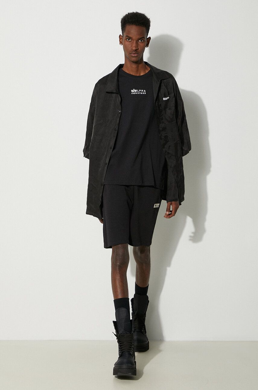 T-paita Alpha Industries T-Shirt With Print Musta | 118529.649, 1