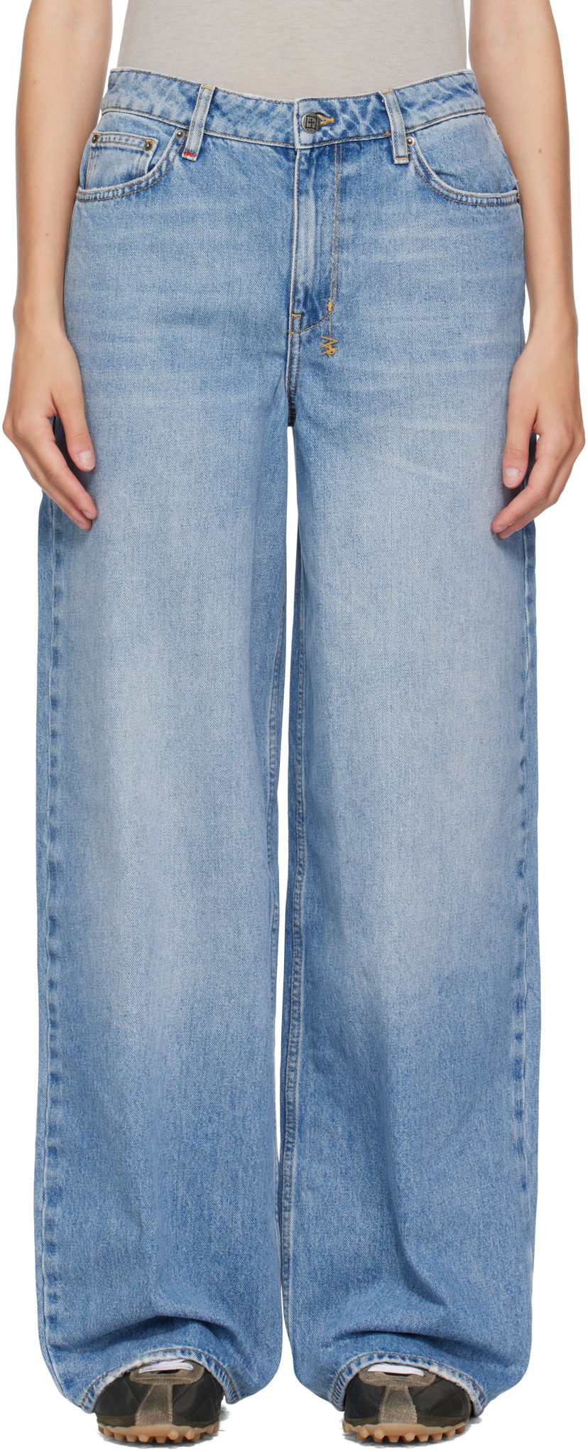 Jeans Ksubi Baggy Horizon Jeans Sininen | WFA25DJ013