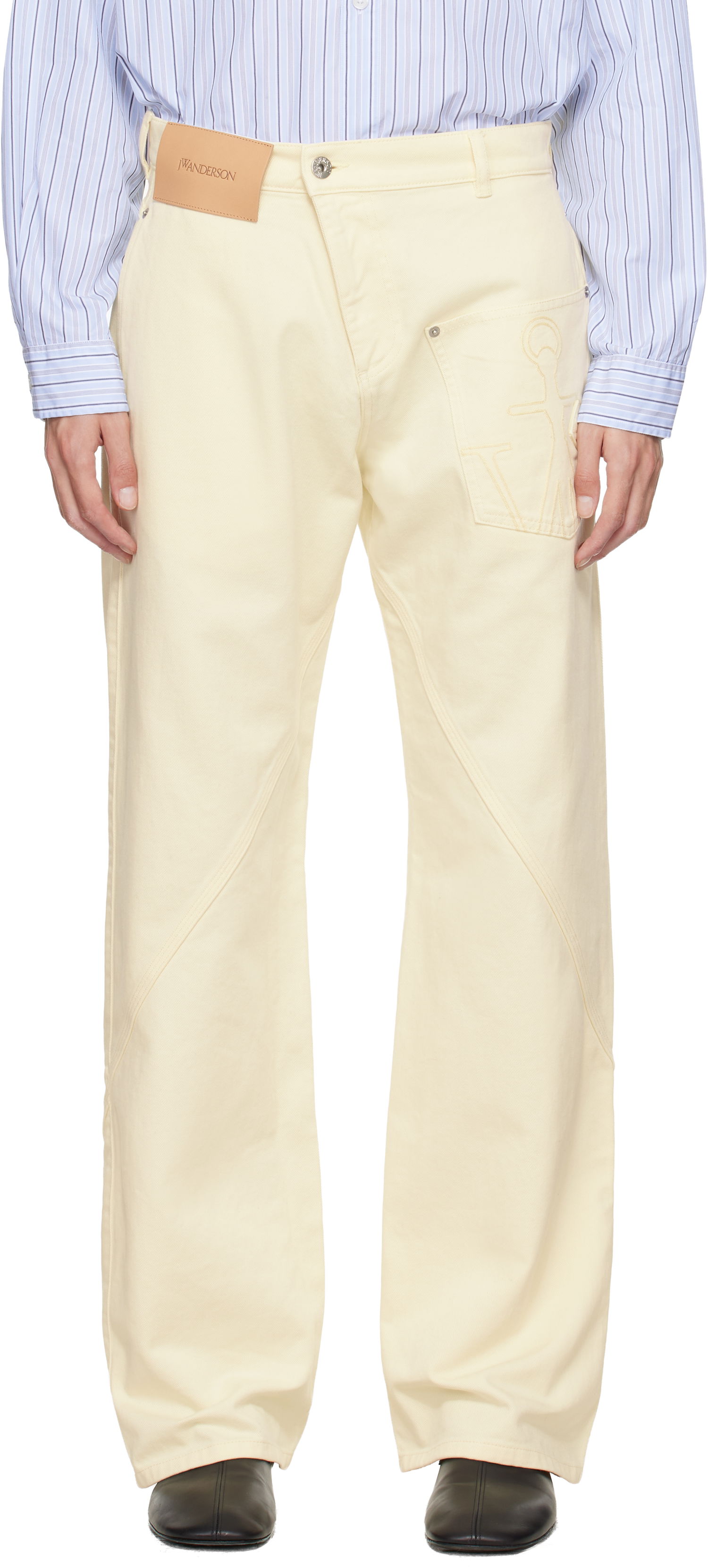 Jeans JW Anderson Twisted Workwear Jeans Keltainen | TR0405-PG1775, 0