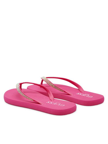Uimapuvut GUESS Guess Rhinestone Beach Flip-Flops Vaaleanpunainen | E5GZ05BB00F-F45D, 3