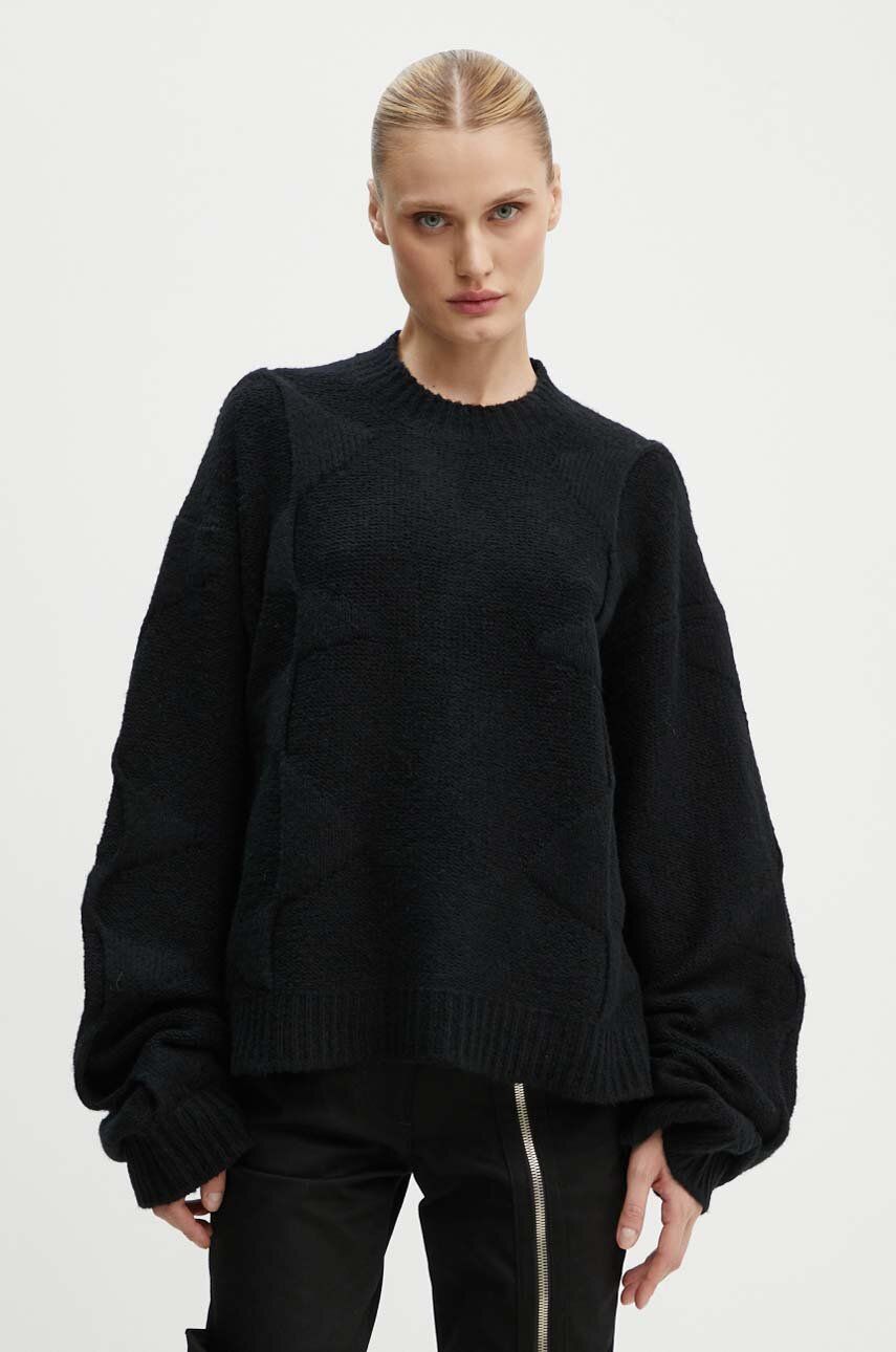 Villapaita HELIOT EMIL Black Warm Wool Sweater Musta | PREAW24.M.07.063.BLK01, 1