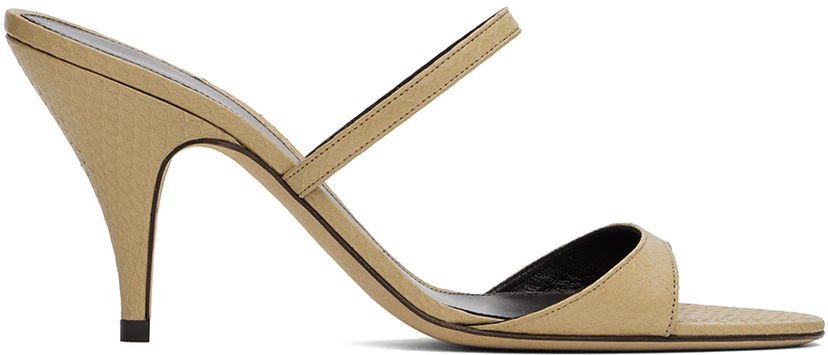 Asusteet The Row The Row Vika Heeled Sandals Beige | F1548-E14