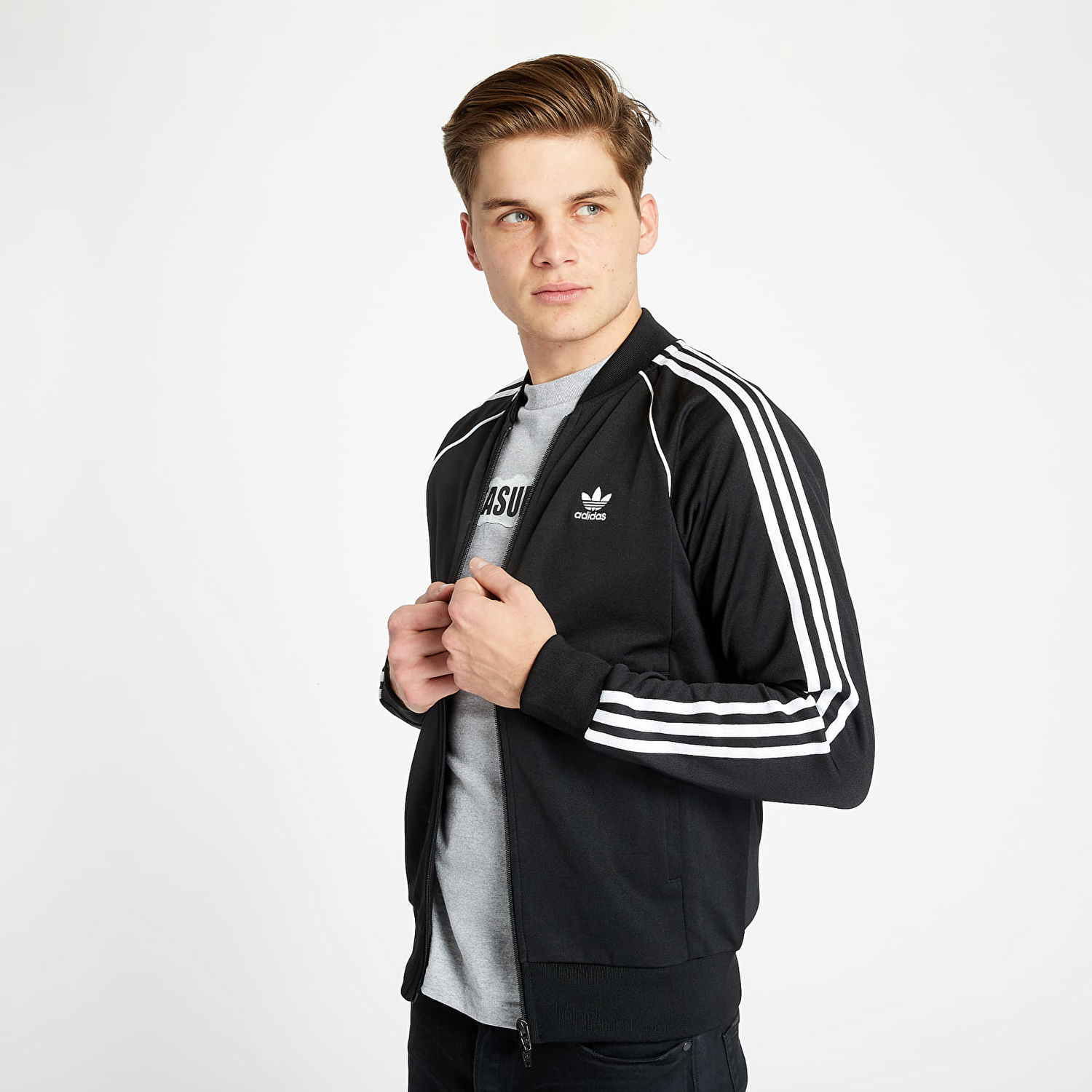Takki adidas Originals Superstar Track Top Primeblue Musta | GF0198, 0